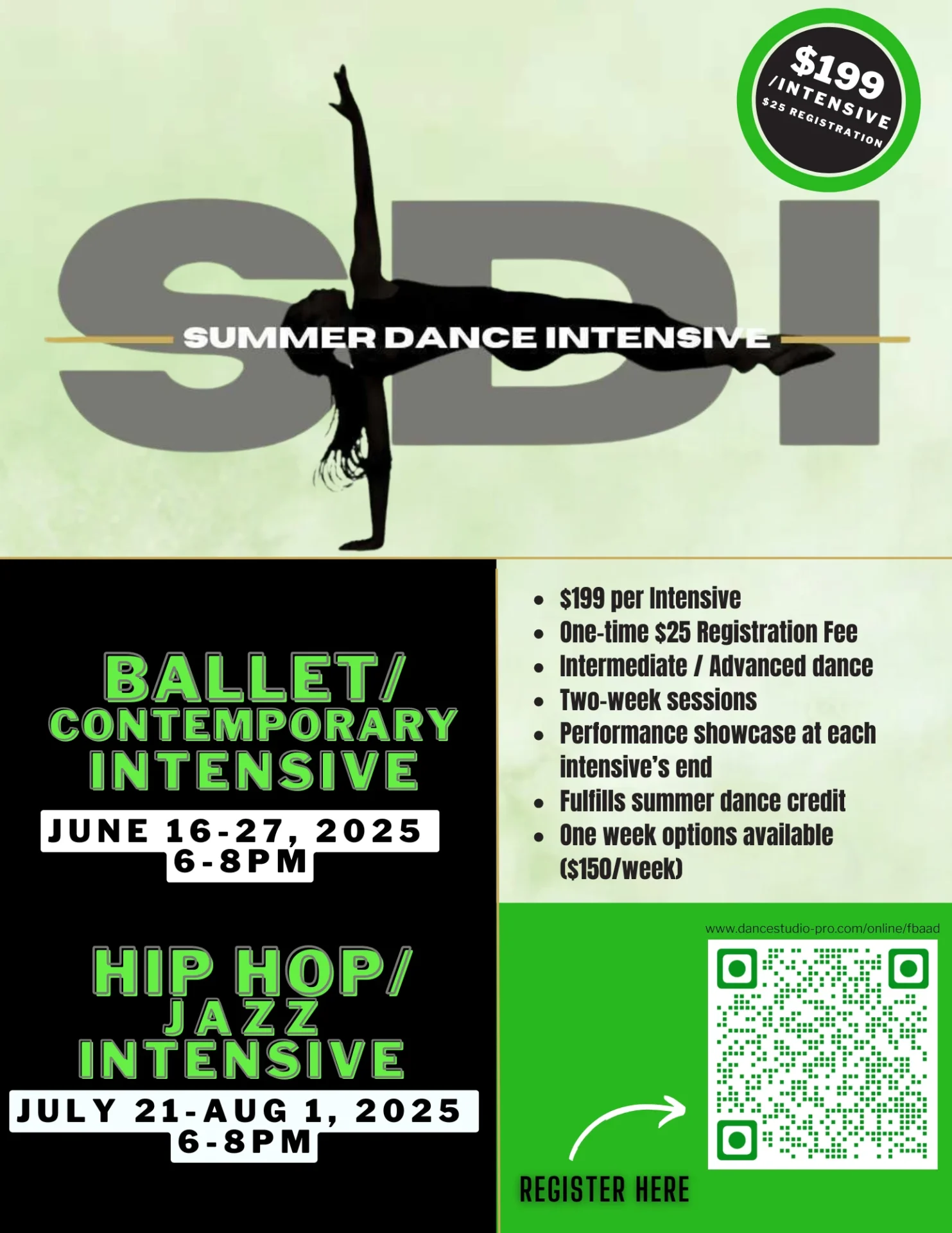 2025 summer dance intensive